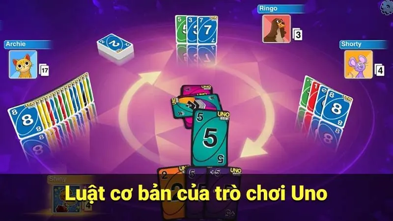 Luật cơ bản của trò chơi Uno